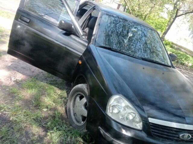 Чорний ВАЗ 2170 Priora, об'ємом двигуна 1.6 л та пробігом 160 тис. км за 2350 $, фото 1 на Automoto.ua