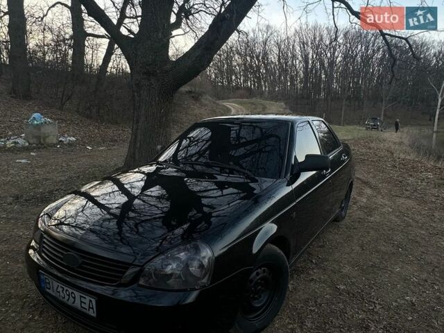 Черный ВАЗ 2170 Priora, объемом двигателя 1.6 л и пробегом 208 тыс. км за 2250 $, фото 1 на Automoto.ua