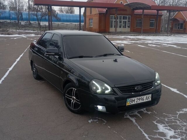 Черный ВАЗ 2170 Priora, объемом двигателя 1 л и пробегом 300 тыс. км за 2500 $, фото 1 на Automoto.ua