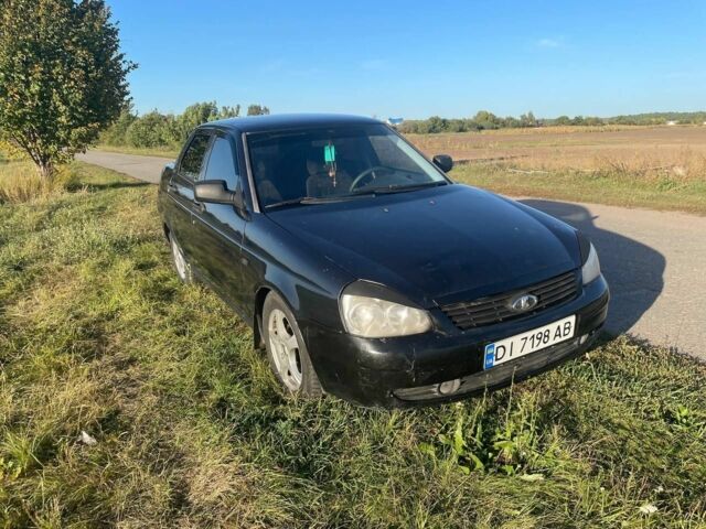 Черный ВАЗ 2170 Priora, объемом двигателя 1.6 л и пробегом 374 тыс. км за 1800 $, фото 1 на Automoto.ua