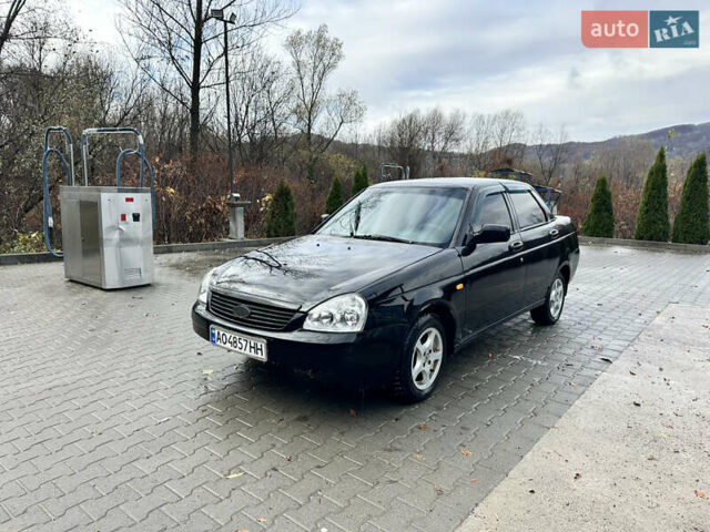 Чорний ВАЗ 2170 Priora, об'ємом двигуна 1.6 л та пробігом 136 тис. км за 1450 $, фото 1 на Automoto.ua