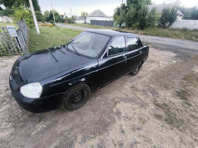 Черный ВАЗ 2170 Priora, объемом двигателя 1.6 л и пробегом 200 тыс. км за 1506 $, фото 1 на Automoto.ua