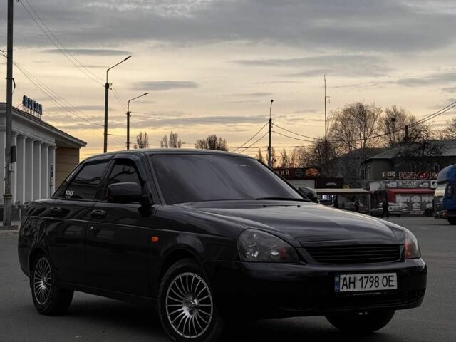 Черный ВАЗ 2170 Priora, объемом двигателя 1.6 л и пробегом 190 тыс. км за 3400 $, фото 1 на Automoto.ua