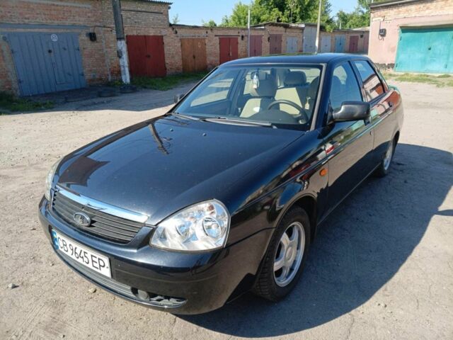 Черный ВАЗ 2170 Priora, объемом двигателя 1.6 л и пробегом 56 тыс. км за 3700 $, фото 1 на Automoto.ua