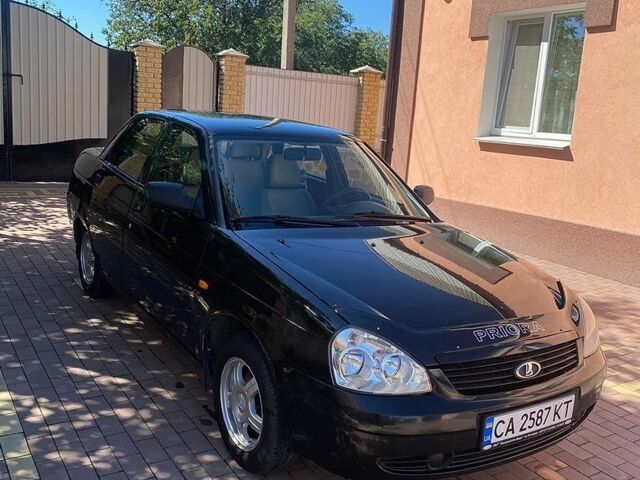 Черный ВАЗ 2170 Priora, объемом двигателя 1.6 л и пробегом 180 тыс. км за 2300 $, фото 1 на Automoto.ua