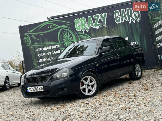 Чорний ВАЗ 2170 Priora, об'ємом двигуна 1.6 л та пробігом 250 тис. км за 2600 $, фото 1 на Automoto.ua