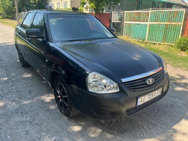 Черный ВАЗ 2170 Priora, объемом двигателя 1.6 л и пробегом 190 тыс. км за 1850 $, фото 1 на Automoto.ua