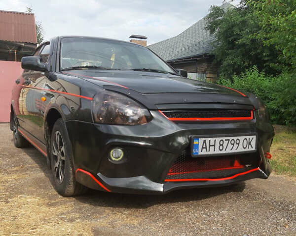Черный ВАЗ 2170 Priora, объемом двигателя 1.6 л и пробегом 155 тыс. км за 3200 $, фото 1 на Automoto.ua