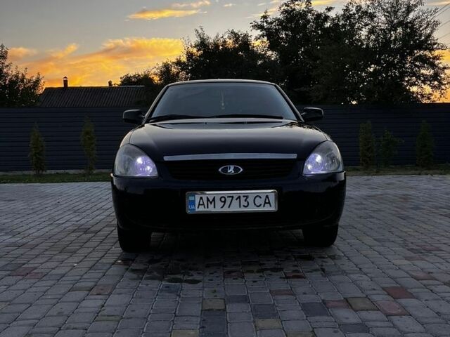 Черный ВАЗ 2170 Priora, объемом двигателя 1.6 л и пробегом 250 тыс. км за 1800 $, фото 1 на Automoto.ua