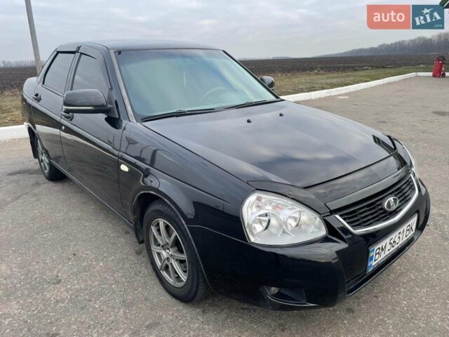 Чорний ВАЗ 2170 Priora, об'ємом двигуна 1.6 л та пробігом 210 тис. км за 3500 $, фото 1 на Automoto.ua