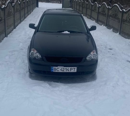 Черный ВАЗ 2170 Priora, объемом двигателя 1.6 л и пробегом 174 тыс. км за 1450 $, фото 1 на Automoto.ua