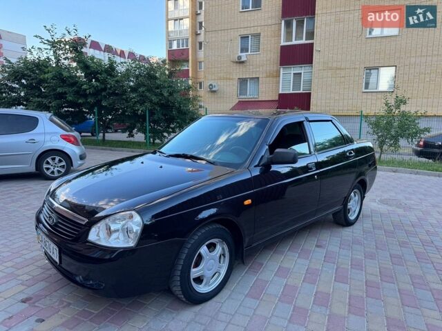 Черный ВАЗ 2170 Priora, объемом двигателя 1.6 л и пробегом 180 тыс. км за 2600 $, фото 1 на Automoto.ua