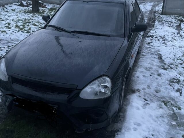 Чорний ВАЗ 2170 Priora, об'ємом двигуна 1.6 л та пробігом 196 тис. км за 1580 $, фото 1 на Automoto.ua