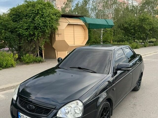 Черный ВАЗ 2170 Priora, объемом двигателя 1.6 л и пробегом 230 тыс. км за 3650 $, фото 1 на Automoto.ua