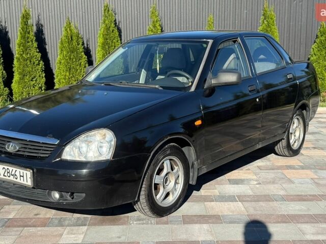 Черный ВАЗ 2170 Priora, объемом двигателя 1.6 л и пробегом 200 тыс. км за 1750 $, фото 1 на Automoto.ua
