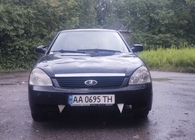 Черный ВАЗ 2170 Priora, объемом двигателя 1.6 л и пробегом 193 тыс. км за 1300 $, фото 1 на Automoto.ua