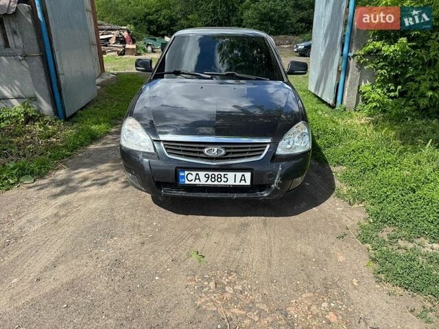 Черный ВАЗ 2170 Priora, объемом двигателя 1.6 л и пробегом 300 тыс. км за 1499 $, фото 1 на Automoto.ua