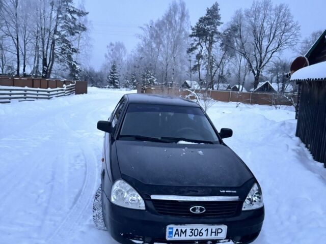 Черный ВАЗ 2170 Priora, объемом двигателя 1.6 л и пробегом 156 тыс. км за 2100 $, фото 1 на Automoto.ua