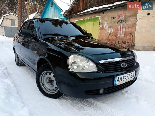Черный ВАЗ 2170 Priora, объемом двигателя 1.6 л и пробегом 138 тыс. км за 2950 $, фото 1 на Automoto.ua