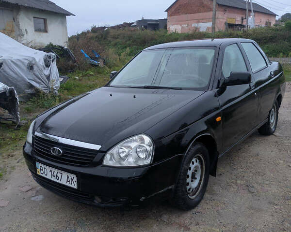 Чорний ВАЗ 2170 Priora, об'ємом двигуна 1.6 л та пробігом 150 тис. км за 1550 $, фото 1 на Automoto.ua
