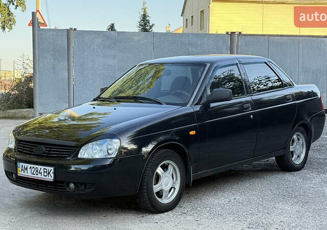 Черный ВАЗ 2170 Priora, объемом двигателя 1.6 л и пробегом 190 тыс. км за 2500 $, фото 1 на Automoto.ua