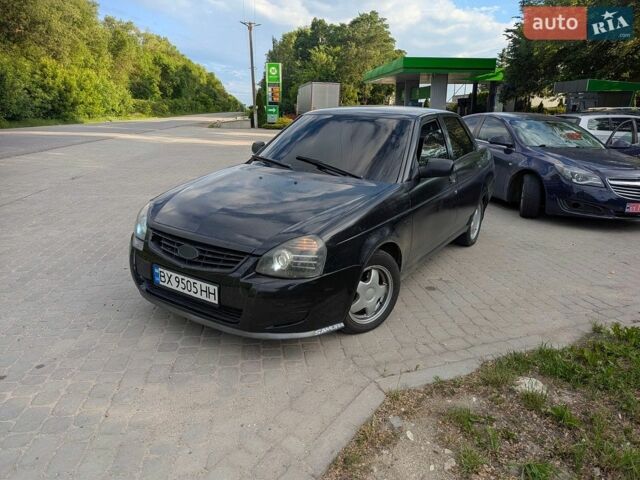 Черный ВАЗ 2170 Priora, объемом двигателя 1.6 л и пробегом 130 тыс. км за 1850 $, фото 1 на Automoto.ua