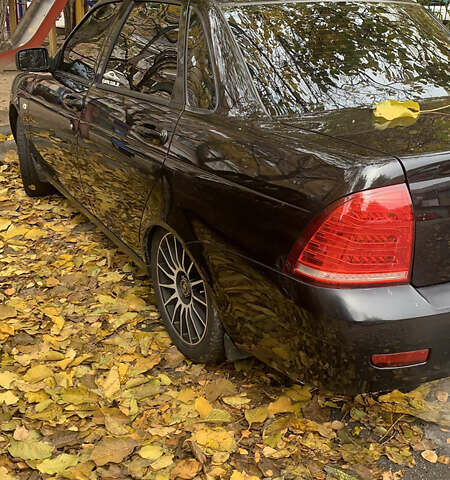 Чорний ВАЗ 2170 Priora, об'ємом двигуна 1.6 л та пробігом 260 тис. км за 3500 $, фото 1 на Automoto.ua