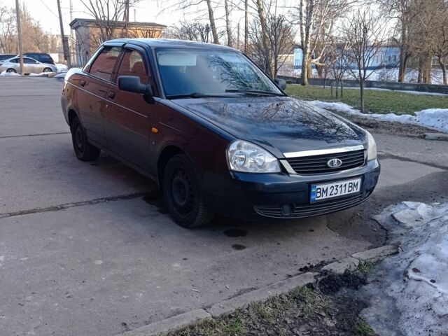 Черный ВАЗ 2170 Priora, объемом двигателя 1.6 л и пробегом 183 тыс. км за 2600 $, фото 1 на Automoto.ua