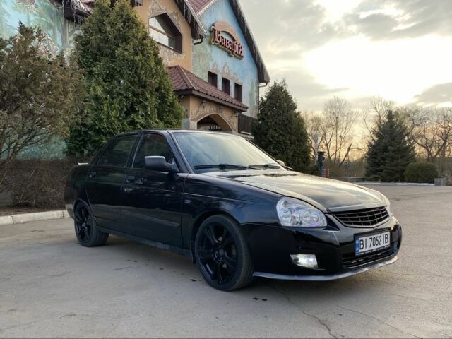 Чорний ВАЗ 2170 Priora, об'ємом двигуна 1.6 л та пробігом 220 тис. км за 3500 $, фото 1 на Automoto.ua