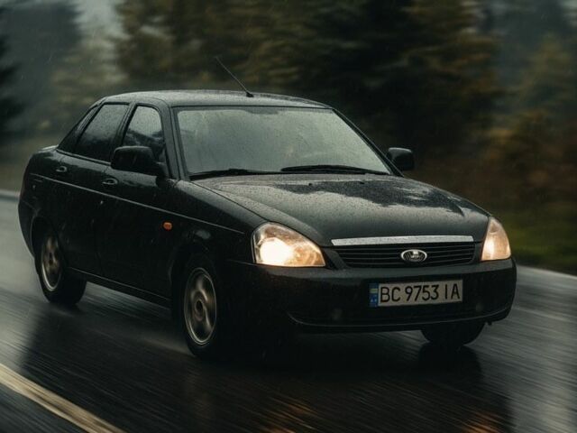 Черный ВАЗ 2170 Priora, объемом двигателя 1.6 л и пробегом 189 тыс. км за 2300 $, фото 1 на Automoto.ua
