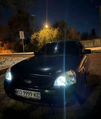 Чорний ВАЗ 2170 Priora, об'ємом двигуна 1.6 л та пробігом 136 тис. км за 2100 $, фото 1 на Automoto.ua