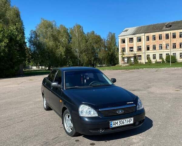 Черный ВАЗ 2170 Priora, объемом двигателя 1.6 л и пробегом 154 тыс. км за 2600 $, фото 1 на Automoto.ua