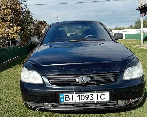 Черный ВАЗ 2170 Priora, объемом двигателя 1.6 л и пробегом 210 тыс. км за 2500 $, фото 1 на Automoto.ua