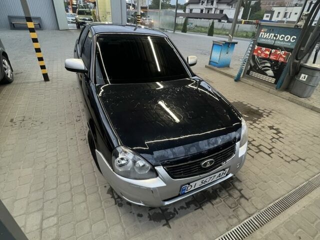 Черный ВАЗ 2170 Priora, объемом двигателя 1.8 л и пробегом 142 тыс. км за 2008 $, фото 1 на Automoto.ua