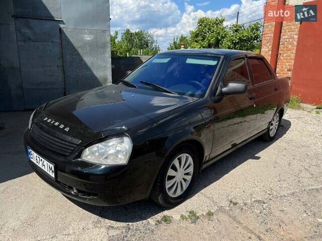 Черный ВАЗ 2170 Priora, объемом двигателя 1.6 л и пробегом 215 тыс. км за 2450 $, фото 1 на Automoto.ua