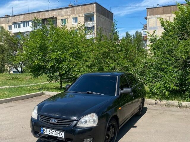 Черный ВАЗ 2170 Priora, объемом двигателя 1.6 л и пробегом 213 тыс. км за 2200 $, фото 1 на Automoto.ua