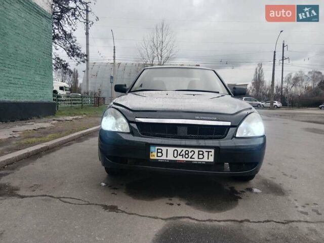 Черный ВАЗ 2170 Priora, объемом двигателя 1.6 л и пробегом 200 тыс. км за 2599 $, фото 1 на Automoto.ua