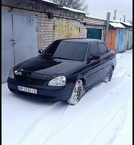 Черный ВАЗ 2170 Priora, объемом двигателя 1.6 л и пробегом 200 тыс. км за 2700 $, фото 1 на Automoto.ua