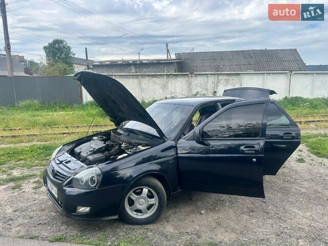 Черный ВАЗ 2170 Priora, объемом двигателя 1.6 л и пробегом 150 тыс. км за 1980 $, фото 1 на Automoto.ua