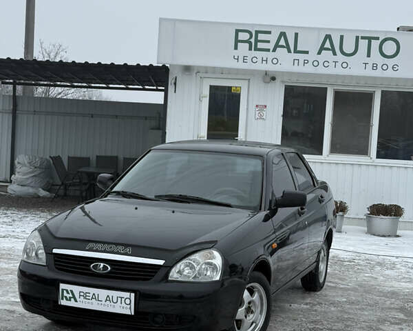 Черный ВАЗ 2170 Priora, объемом двигателя 1.6 л и пробегом 129 тыс. км за 2600 $, фото 1 на Automoto.ua