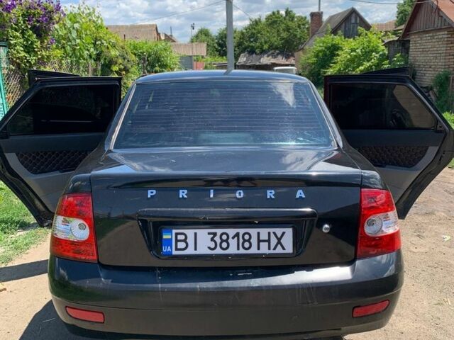 Чорний ВАЗ 2170 Priora, об'ємом двигуна 1.6 л та пробігом 150 тис. км за 1902 $, фото 1 на Automoto.ua