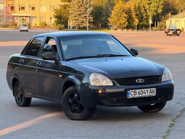 Чорний ВАЗ 2170 Priora, об'ємом двигуна 1.6 л та пробігом 200 тис. км за 1403 $, фото 1 на Automoto.ua