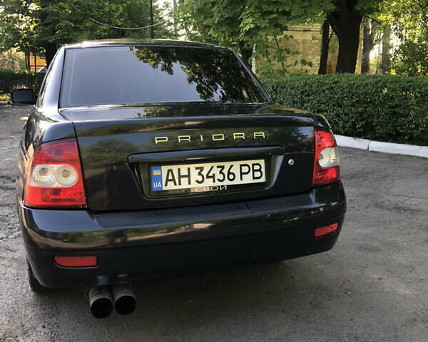 Черный ВАЗ 2170 Priora, объемом двигателя 1.6 л и пробегом 280 тыс. км за 2445 $, фото 1 на Automoto.ua