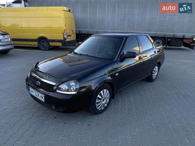 Черный ВАЗ 2170 Priora, объемом двигателя 1.6 л и пробегом 202 тыс. км за 2400 $, фото 1 на Automoto.ua