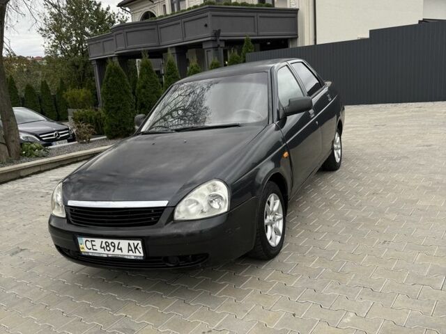 Черный ВАЗ 2170 Priora, объемом двигателя 1.6 л и пробегом 250 тыс. км за 1350 $, фото 1 на Automoto.ua