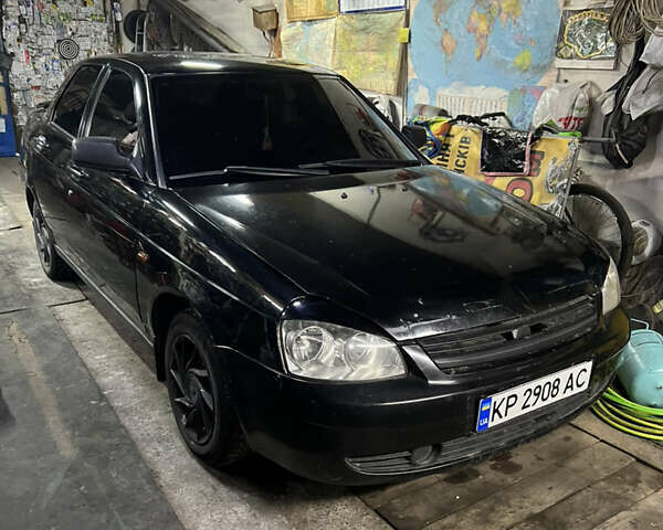 Чорний ВАЗ 2170 Priora, об'ємом двигуна 1.6 л та пробігом 200 тис. км за 1500 $, фото 1 на Automoto.ua