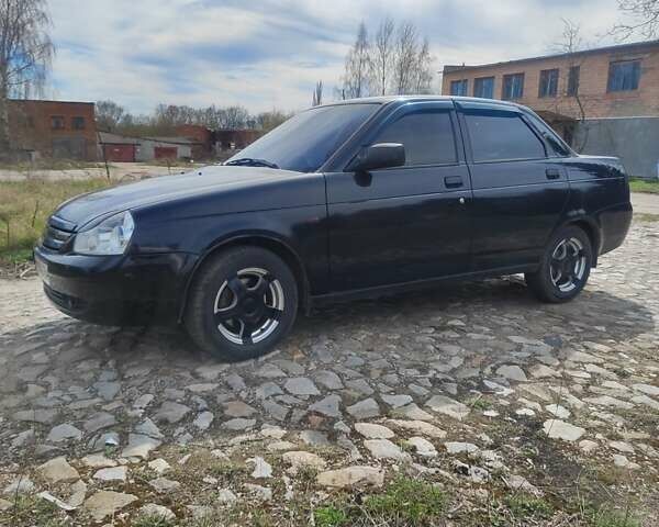 Черный ВАЗ 2170 Priora, объемом двигателя 1.6 л и пробегом 173 тыс. км за 3200 $, фото 1 на Automoto.ua