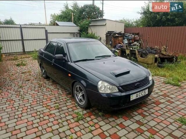 Чорний ВАЗ 2170 Priora, об'ємом двигуна 1.6 л та пробігом 10 тис. км за 3000 $, фото 1 на Automoto.ua