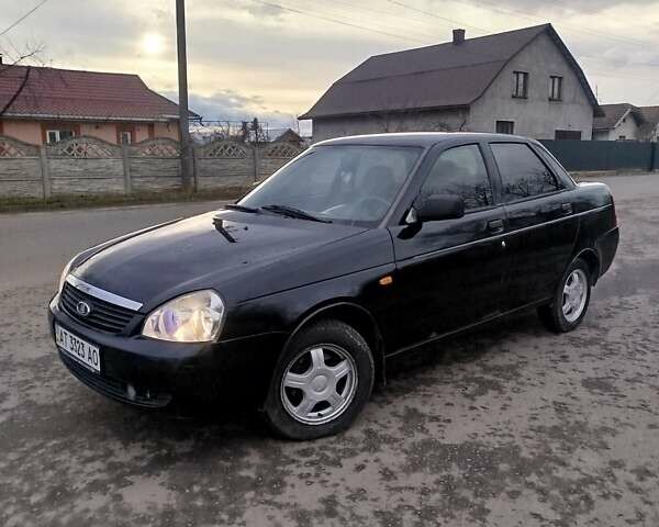 Чорний ВАЗ 2170 Priora, об'ємом двигуна 1.6 л та пробігом 193 тис. км за 2000 $, фото 1 на Automoto.ua