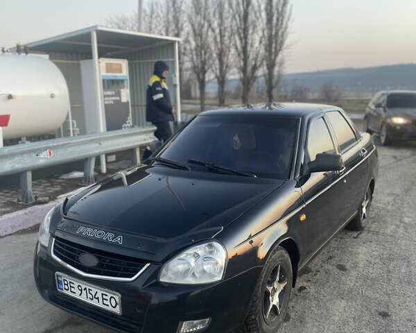 Черный ВАЗ 2170 Priora, объемом двигателя 1.6 л и пробегом 190 тыс. км за 2600 $, фото 1 на Automoto.ua